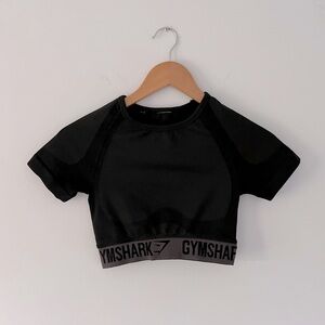 Gymshark Black Workout Crop Top
